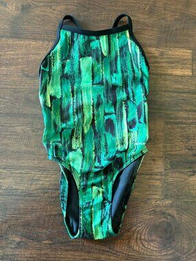 Sporti Artsy Thin Strap Swimsuit size 26